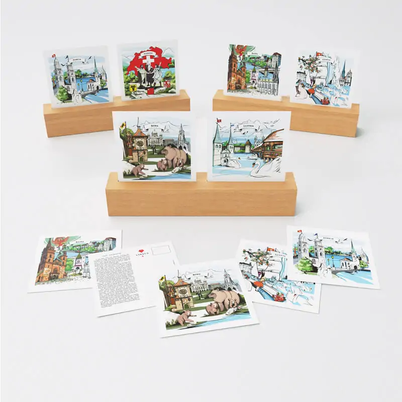 [:en]VARSY’S legendary postcards showcase the most popular Swiss legends and are the perfect Swiss gift.[:][:de]VARSY’S Legendäre Postkarten zeigen die beliebtesten Schweizer Legenden und sind das perfekte Schweizer Geschenk.[:]