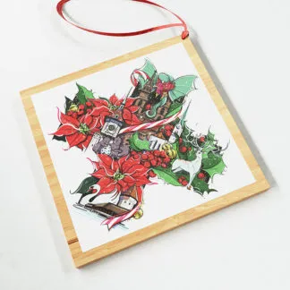 Christmas Collage Ornament